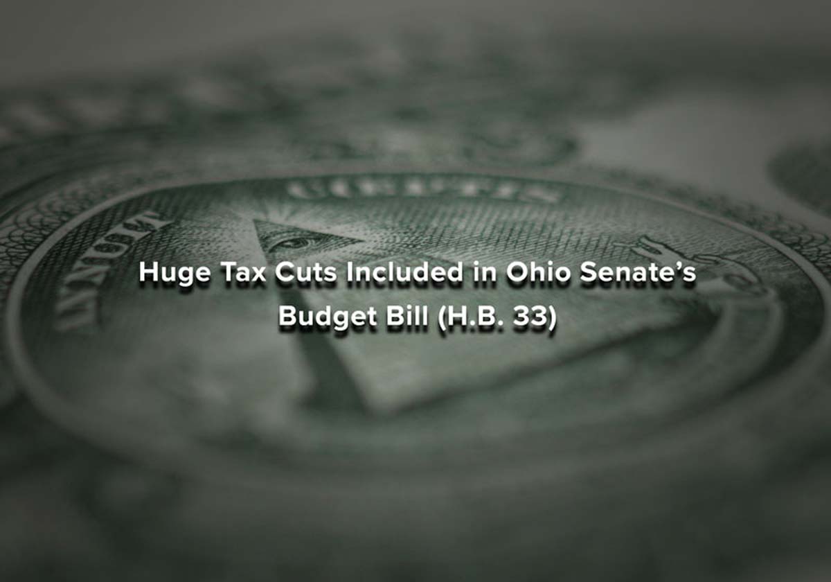 Huge Tax Cuts Included in Ohio Senate's Budget Bill img