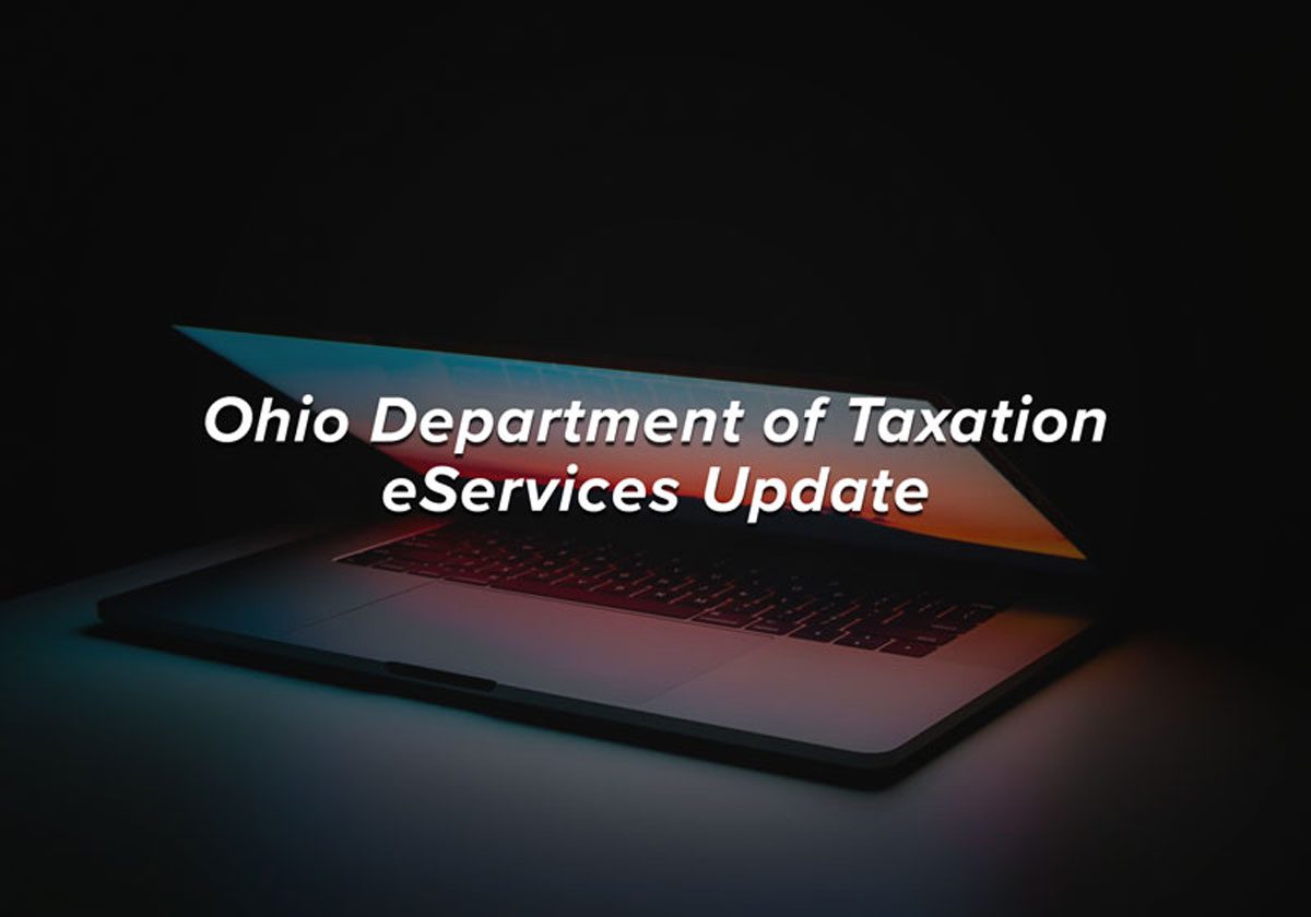 Ohio Department of Taxation eServices Update img